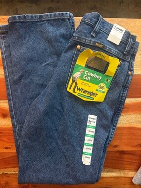 Wrangler Slim Fit Cowboy Cut Jeans - Indigo Blue